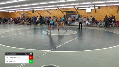 110 lbs Quarterfinal - Tyler Detwiler, Palmyra vs Porter Hall, Montgomery