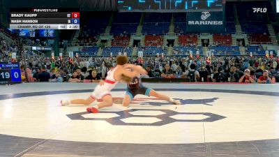 132 lbs Champ. Rd Of 128 - Brady Kaupp, CT vs Nash Hanson, IA