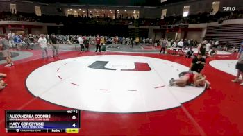 145 lbs Cons. Round 1 - Alexandrea Coombs, Broken Arrow Wrestling Club vs Macy Gorczynski, Oologah Youth Wrestling