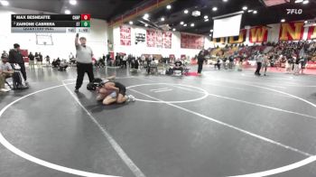 120 lbs Quarterfinal - Max Besneatte, Chaparral vs Zairone Cabrera, South Torrance