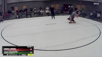 168 lbs Round 7 (8 Team) - Colin McAlister, Kansas Pythons vs Judah Larson, South Dakota Lightning