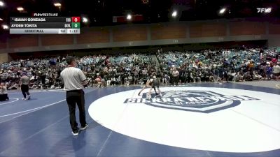 120 lbs Semifinal - Isaiah Gonzaga, Elk Grove vs Ayden Tokita, Skyline ID