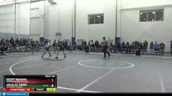 133 lbs Cons. Round 1 - Scott Reagan, Elizabethtown College vs Nicolas Jones, McDaniel College