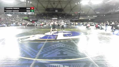 Boys 3A 190 lbs Champ. Round 1 - Cooper French, Cheney vs Kenney Keever, Franklin