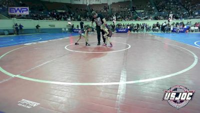 65 lbs Rr Rnd 1 - Tinslynn Burdick, Perry Wrestling Academy vs Kinsley Ontiveros, Texas Elite Wrestling