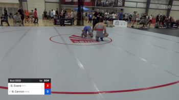 70 kg Consi Of 32 #2 - Dylan Evans, Pittsburgh Wrestling Club vs Brandon Cannon, Ohio Regional Training Center