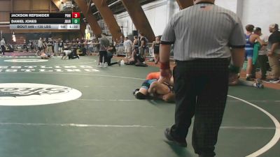135 lbs 5th Place - Jackson Refsnider, Pinnacle/totino-grace High School vs Daniel Jones, Journeymen Wrestling Club