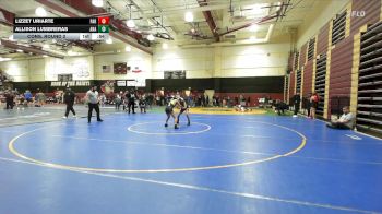 105 lbs Cons. Round 2 - Allison Lumbreras, Anaheim vs Lizzet Uriarte, Paramount