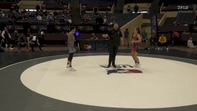 62 lbs Champ. Round 2 - Abigail Nette, Army (WCAP) vs Devin Patton, Texas