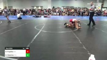 83 lbs Semifinal - Raidyn Pugsley, 208 Badgers vs Destin Maestas, Pride WC