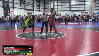 215 lbs Quarterfinal - Zechariah Brown, Chesapeake vs Eli Seawood, Grizzly Wrestling Club