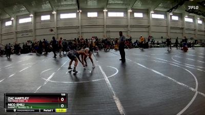 106 lbs Round 5 (6 Team) - Nico Emili, Garnett Trained TS vs Zac Hartley, The Wood Shed