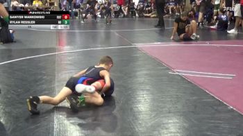 55 lbs Round 3 (6 Team) - Rylan Ressler, Moyer Elite vs SAWYER WANKOWSKI, Fight Club