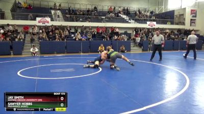 197 lbs Semifinal - Sawyer Hobbs, Providence (Mont.) vs Jay Smith, Eastern Oregon University (OR)