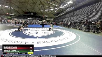 67 lbs Champ. Round 2 - Ashton Lefler, Oak Harbor Wrestling Club vs Sloane Hyland, Outlaw Wrestling Club