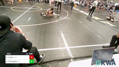 67 lbs Quarterfinal - Camden Lloyd, Team Tulsa Wrestling Club vs Koby Thompson, Pin-King All Stars