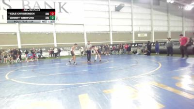 126 lbs 1st Place Match - Johnny Whitford, Sanderson Wrestling Academy vs Cole Christensen, Sanderson Wrestling Academy