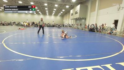 100 lbs Rr Rnd 2 - Eden Hickman, Team Gotcha - EL vs Raeion Shirley, Ohio Gold - EL