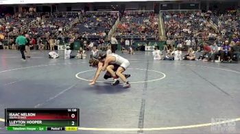 1A 138 lbs 3rd Place Match - Lleyton Hooper, Robbinsville vs Isaac Nelson, South Stokes