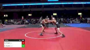137 lbs Semifinal - Beau Priest, Driller WC vs Elyjja Austin, Central Catholic