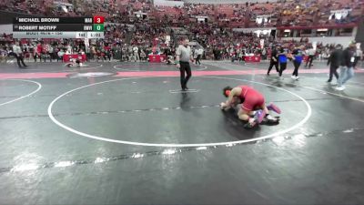 150 lbs Cons. Round 4 - Robert Motiff, Gold Medal Wrestling Club vs Michael Brown, Marshfield