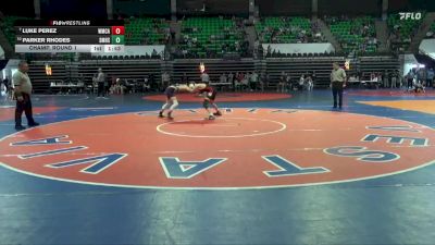 1A-4A 120 Champ. Round 1 - Luke Perez, Westminster Christian Academy vs Parker Rhodes, Susan Moore Hs