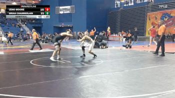 157 lbs Semifinal - Zeno Moore, Lake Highland Preparatory School vs Brian Chamberlain, Wyoming Seminary
