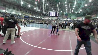 43 lbs Round Of 16 - Rogan Rodriguez, Duran Elite vs Titan Larimore, Dove Creek