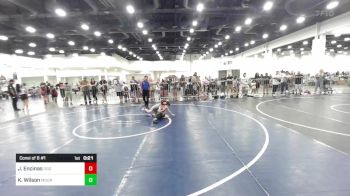 62 lbs Consi Of 8 #1 - Jaxton Encinas, Dog Pound WC vs Korbin Wilson, Mountain Man WC