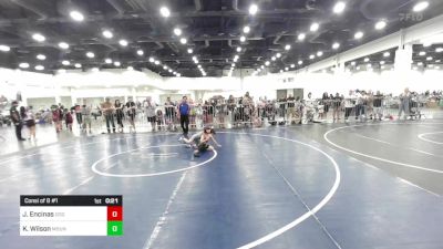62 lbs Consi Of 8 #1 - Jaxton Encinas, Dog Pound WC vs Korbin Wilson, Mountain Man WC