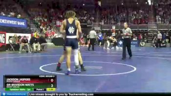 2 lbs Cons. Round 3 - Sir Brandon Watts, Bishop Heelan vs Jackson Jaspers, Mount Vernon