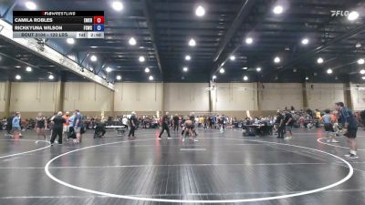 120 lbs Semifinal - Camila Robles, Emerald Elite Wrestling Club vs Rickkyuna Wilson, Team First Strike Wrestling Club