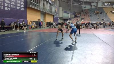 197 lbs Quarterfinal - Brahn Howard, Texas Wesleyan vs Timothy Barr, Life University