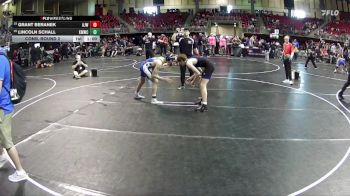 132 lbs Cons. Round 2 - Grant Beranek, Ashland-Greenwood Jr Wrestling vs Lincoln Schall, Kearney MatCats Wrestling Club