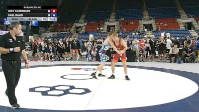 132 lbs Cons. Rd Of 32 - Joey Enzminger, North Dakota vs Kael Davis, Pennsylvania