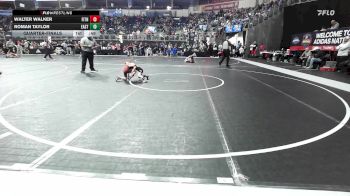 43 lbs Quarterfinal - Walter Walker, Fitness Fight Factory vs Roman Taylor, East Kansas Eagles
