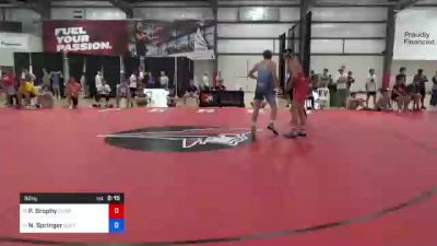 92 kg Round Of 32 - Patrick Brophy, Charleston Regional Training Center vs Nolan Springer, Buffalo Valley Regional Training Center