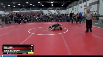 100 lbs Round 3 (8 Team) - Ryan Dorn, Illinois Menace vs Justin WILLIAMSON, Elite Ath Club DZ (IN)