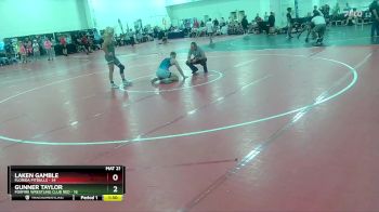 165 lbs Round 5 (16 Team) - Laken Gamble, Florida Pitbulls vs Gunner Taylor, Foxfire Wrestling Club RED