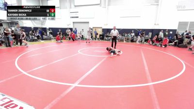 M-85 lbs Consi Of 8 #2 - Tanner Zenowicz, OH vs Kayden Sicka, IL