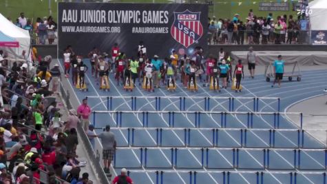 Youth Boys' 100m Hurdles Championship, Finals 1 - Age 14