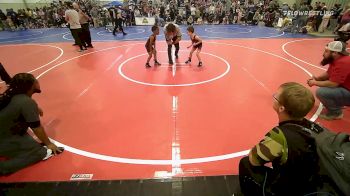 49 lbs Consi Of 4 - Timmy McCall, Fort Gibson Youth Wrestling vs King Walker, Tulsa Blue T Panthers