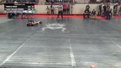 86_G lbs Round Of 16 - Brielle Reed, Susquenita vs Daisy Miller-Torres, Governor Mifflin