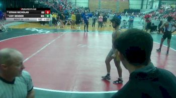 174 lbs Champ. Round 1 - Ethan Nicholas, NEO vs Coy Bender, McKendree