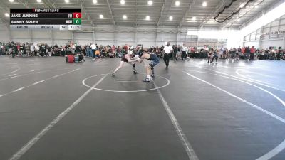 144 lbs Round 4 (8 Team) - Jake Junkins, Freakztyle Wrestling vs Danny Sizler, West Geauga Wolverines