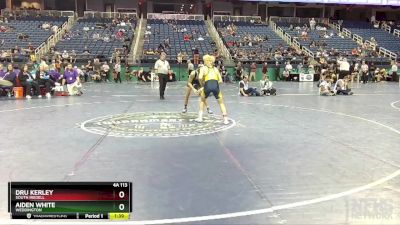 4A 113 lbs Champ. Round 1 - Dru Kerley, South Iredell vs Aiden White, Weddington