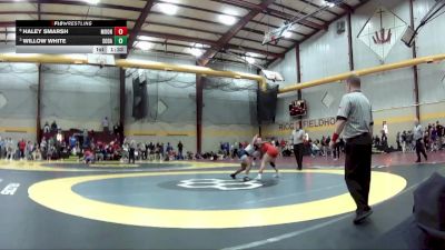 130 lbs Quarterfinal - Willow White, South Dade High School vs Haley Smarsh, Moon High School