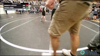 90 lbs Rr Rnd 5 - Finnlee Sales, Chickasha Youth Wrestling vs Truitt Langford, ARDMORE TAKEDOWN CLUB