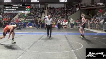 150 lbs Champ. Round 1 - Whitley Wilscam, SC Punisher vs Jaxon Henman, Ellis Kids