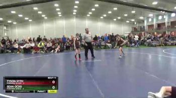 85 lbs Round 4 (6 Team) - Sean Ochs, Montana White vs Tyson Syth, Montana Silver